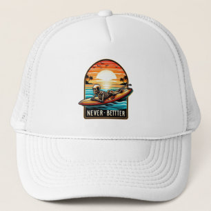 Aldrig bättre - Skeleton Surfing Sunset Wave Keps