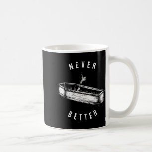 Aldrig Bättre Skelett i Kista Rolig Halloween Kaffemugg