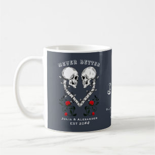Aldrig bättre Skulla några gotiska Bröllop Engagem Kaffemugg