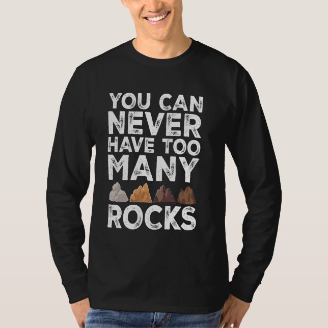 Aldrig behöver många Sten Sten samla upp finansrik T Shirt (Framsida)