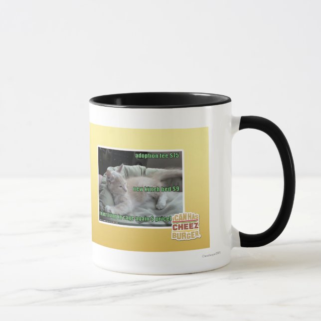 Aldrig bo i en bur igen mugg (Höger)