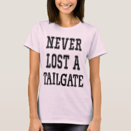Aldrig Borttappad en tailgate Cute Game Day Footba T Shirt