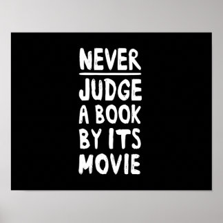 Aldrig döma en Bok av sin film Poster