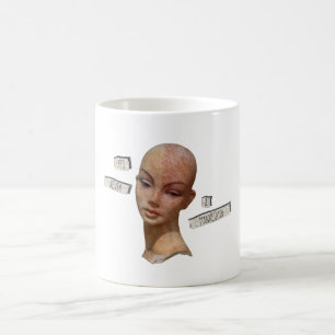 aldrig en mannequin MUGG