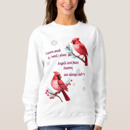 aldrig ensam kardinaler från himlen t shirt