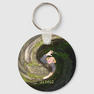 Aldrig ensamma Keychain Nyckelring