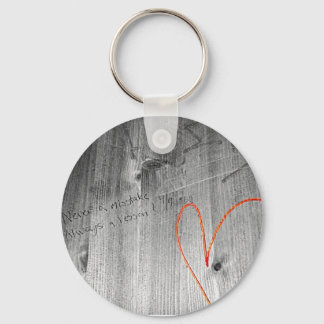 Aldrig ett misstag nyckelring