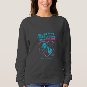 Aldrig Fast Ertappad på KissCam Neonkonst T Shirt