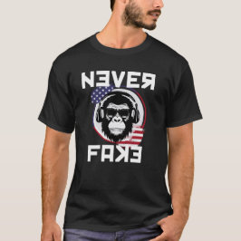 Aldrig fejk USA T Shirt