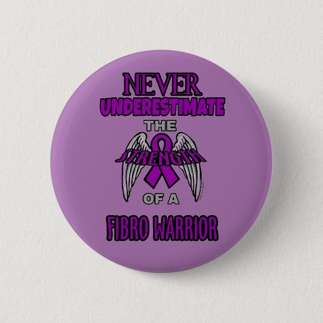 Aldrig… Fibro krigare Knapp (Framsida)