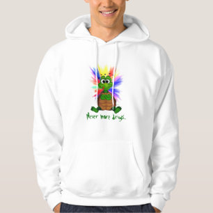 Aldrig fler droger... hoodie