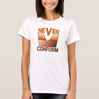 Aldrig Foga Dig - Geologens Vinklade Diskordans T Shirt