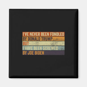 Aldrig Fondated av Donald Trump men Joe Biden 1 Magnet