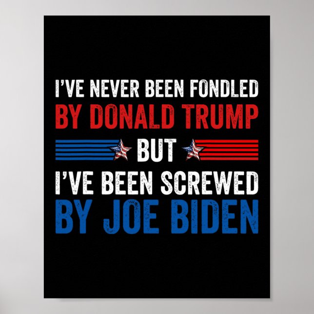 Aldrig Fondated av Donald Trump men Joe Biden 2 Poster (Framsidan)