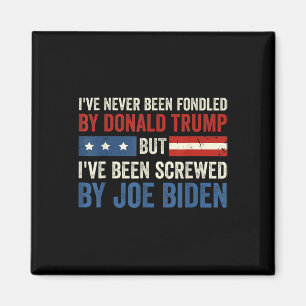 Aldrig Fondated av Donald Trump men Joe Biden 6 Magnet