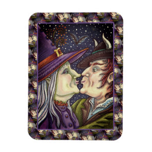ALDRIG FÖR GAMLA FÖR ROMANTIK, VITCH & WARLOCK I K MAGNET