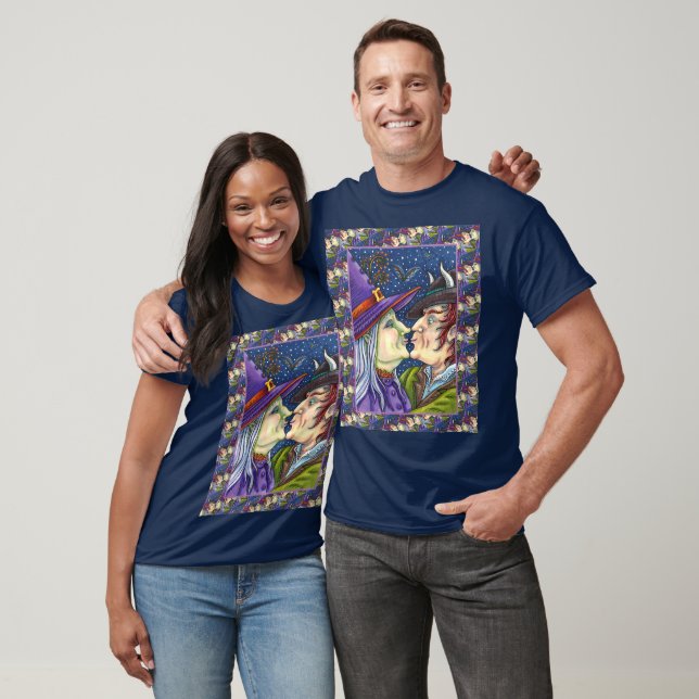 ALDRIG FÖR GAMLA FÖR ROMANTIK, VITCH & WARLOCK I K T SHIRT (Unisex)