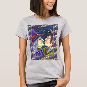 ALDRIG FÖR GAMLA FÖR ROMANTIK, VITCH & WARLOCK I K T SHIRT