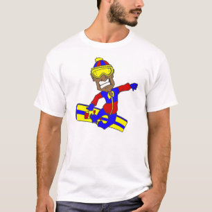 Aldrig för gammal Snowboardgrabb Tee Shirt