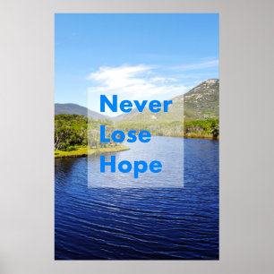 Aldrig förlora hoppet poster