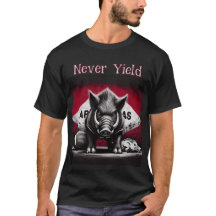 Aldrig Ge Ryggen Razorbacks Tee
