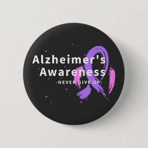 Aldrig Ge Up - Alzheimers medvetenhet Knapp