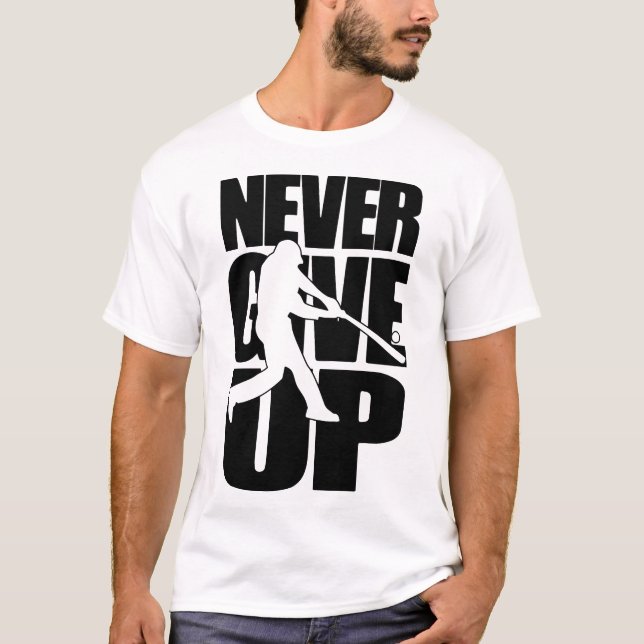 Aldrig Ge Up-avrundningar T Shirt (Framsida)
