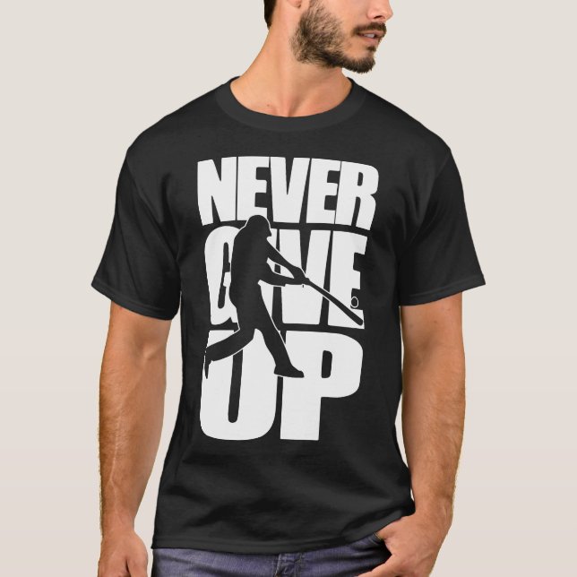 Aldrig Ge Up-avrundningar T Shirt (Framsida)