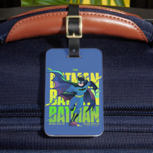 Aldrig Ge Up Batman Running Graphic Bagagebricka