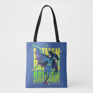 Aldrig Ge Up Batman Running Graphic Tygkasse