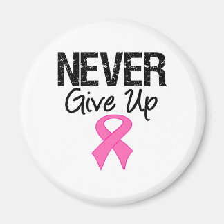 Aldrig Ge Up (bröstcancer) Magnet