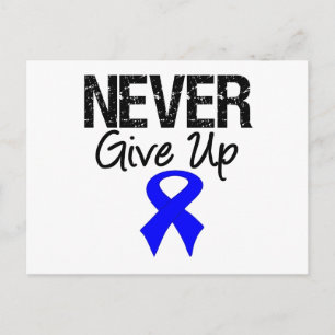 Aldrig Ge Up (Colon Cancer) Vykort