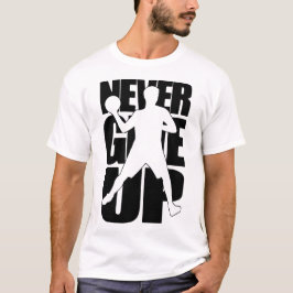 Aldrig Ge Up dodgeball T Shirt