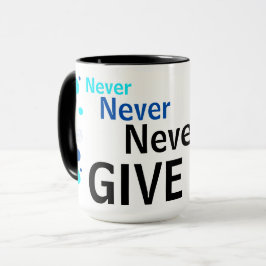 "Aldrig Ge Up" Energies Mugg