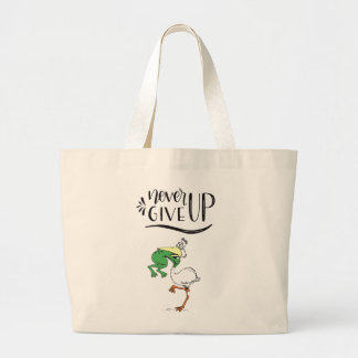 Aldrig Ge Up Frog Chog Bird Jumbo Tygkasse