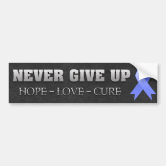 Aldrig Ge Up Hope Esophageal Cancer Awareness Bildekal