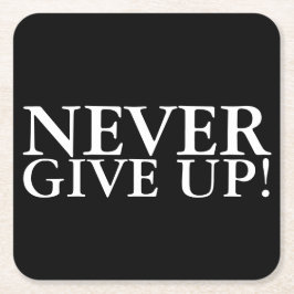 Aldrig Ge Up-inspiration Underlägg