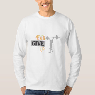 Aldrig Ge Up Långärmad T-Shirt