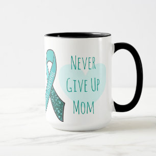 Aldrig Ge Up Mamma, Ovarian Cancer Coffee Mugg