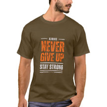 ALDRIG GE UP Manar Motivational T-Shirt