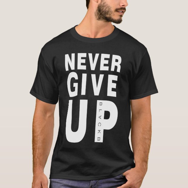 Aldrig Ge Up , Mohammed Salah , champions league T Shirt (Framsida)