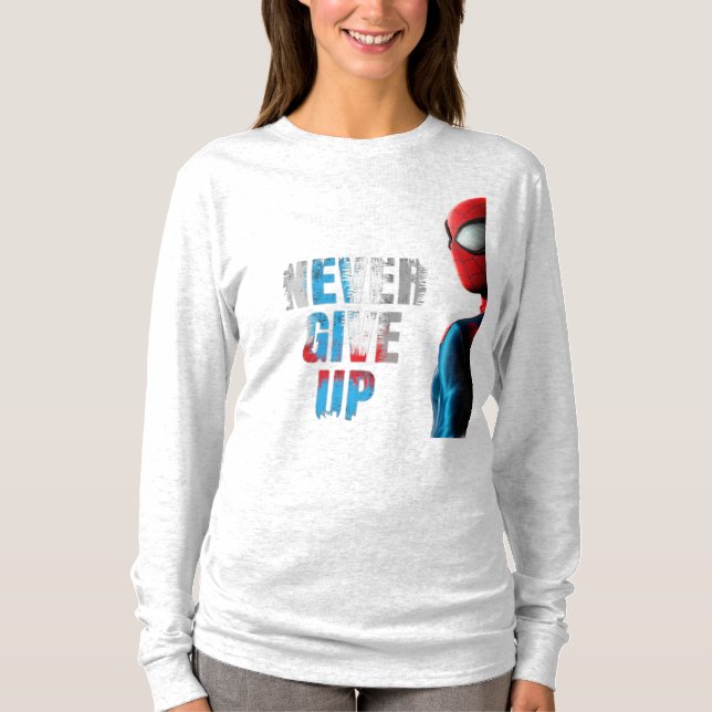 "Aldrig Ge Up" T-shirt (Framsida)