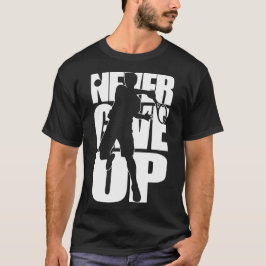 Aldrig Ge Up Tennis T Shirt