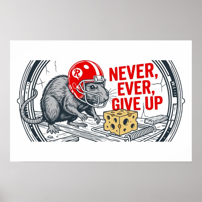 Aldrig ge upp 2 poster (Framsidan)