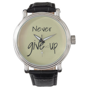 Aldrig ge upp armbandsur