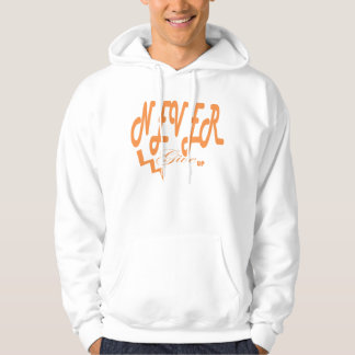 Aldrig ge upp hoodie