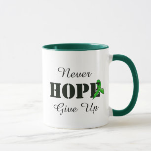 Aldrig Ge Upp, Hopp Lyme Sjukdom Medvetenhet Mug Mugg