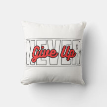 Aldrig Ge upp Motivering Typography-citat