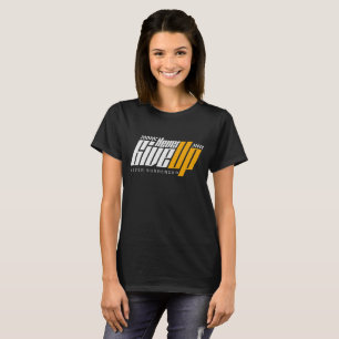 Aldrig Ge Upp Racing Motivation Typografi T Shirt