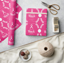 Aldrig Ge Upp | Rosa Och Vita Vårpresenter Presentpapper